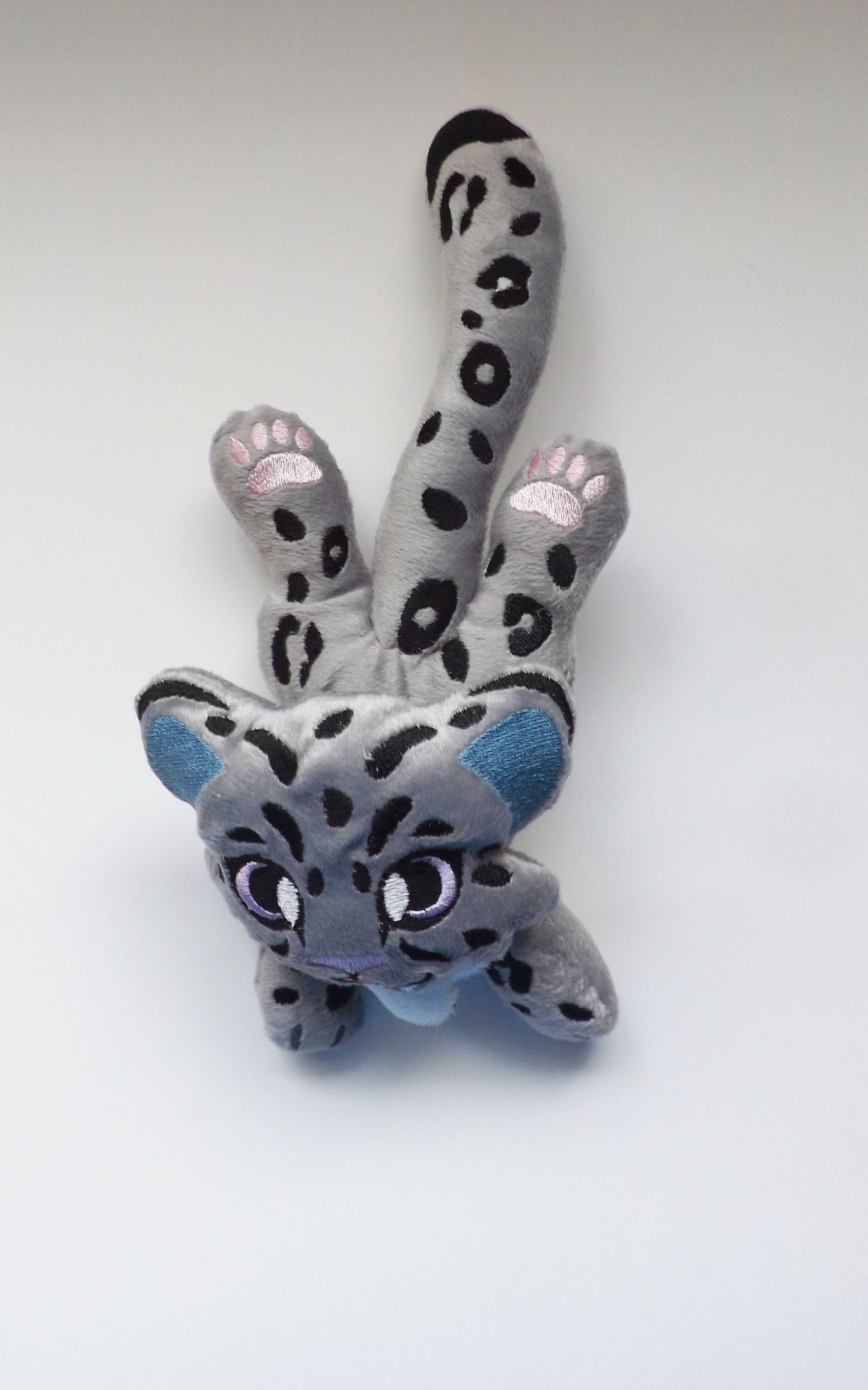 Handmade Snow Leopard Mini Plushie