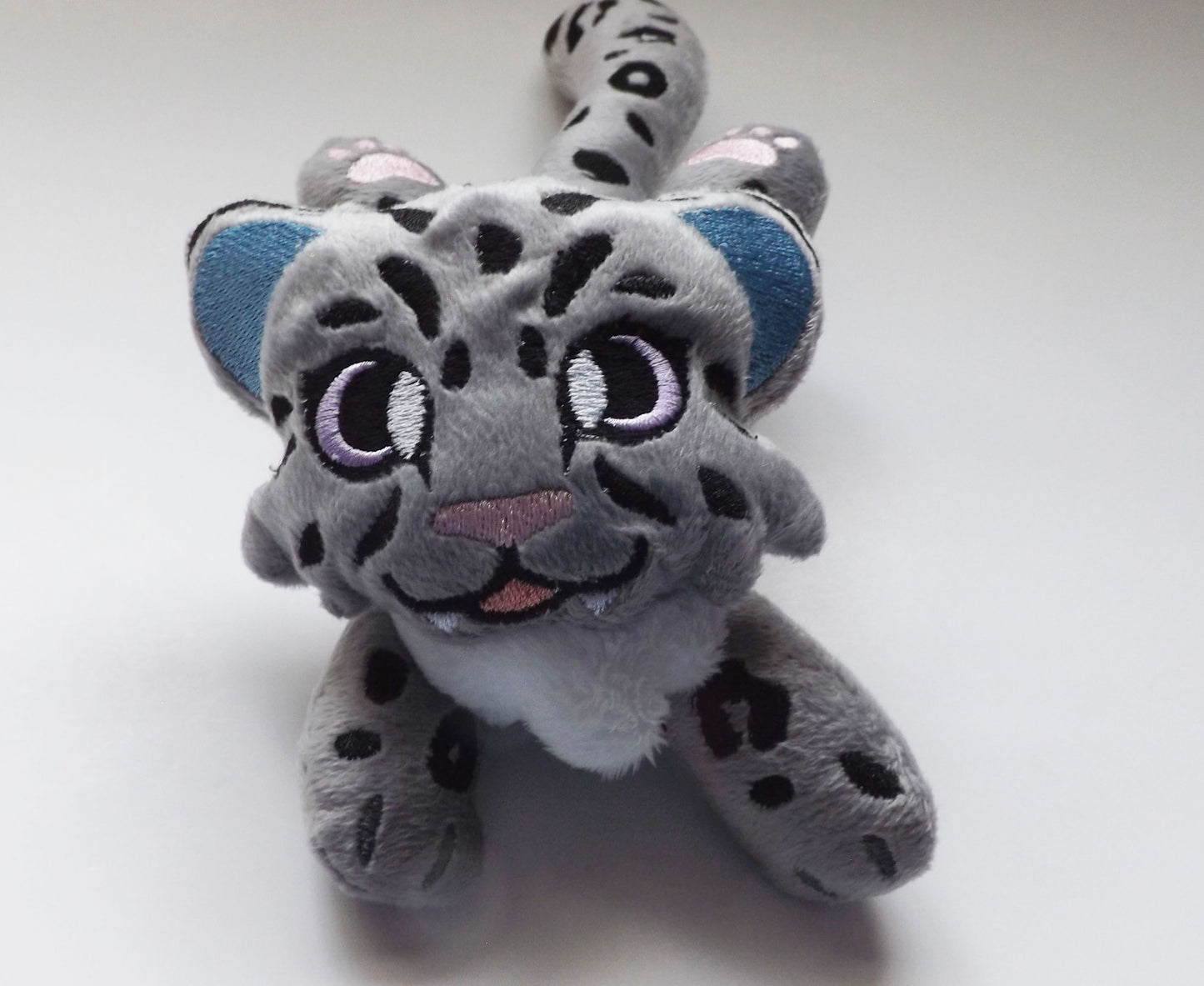 Handmade Snow Leopard Mini Plushie