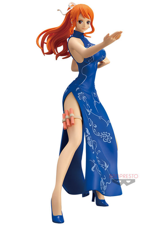 One Piece - Nami - Glitter & Glamours (Kung Fu Style) - Blue (Bandai Spirits)